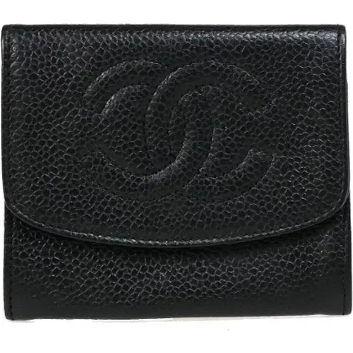 Pre-owned Leather wallets , female, Sizes: ONE SIZE - Chanel Vintage - Modalova