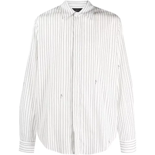 Vertical Stripe Cotton Shirt , male, Sizes: L - Amiri - Modalova