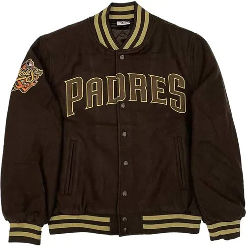 San Diego Padres MLB Varsity Jacket , male, Sizes: M, S - new era - Modalova