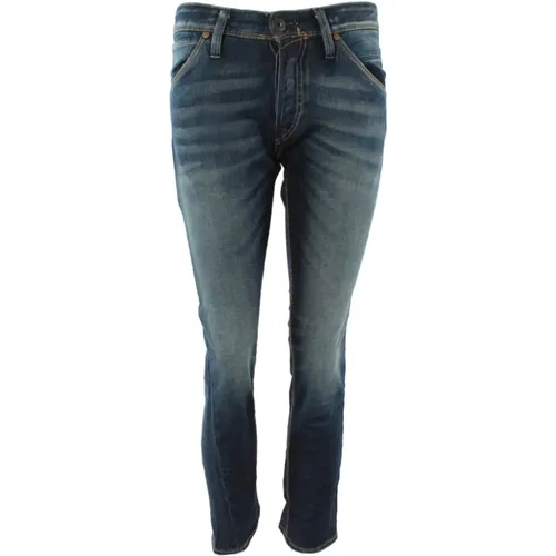 Slim Fit Glenn Jeans in Blau , Herren, Größe: W29 L30 - jack & jones - Modalova