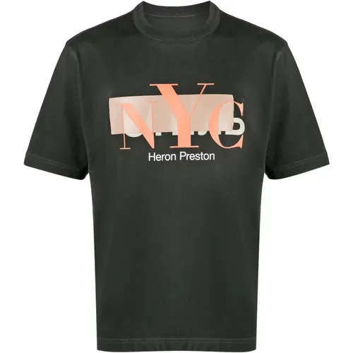 Nyc censored t-shirt , male, Sizes: M, 2XL, L, S - Heron Preston - Modalova