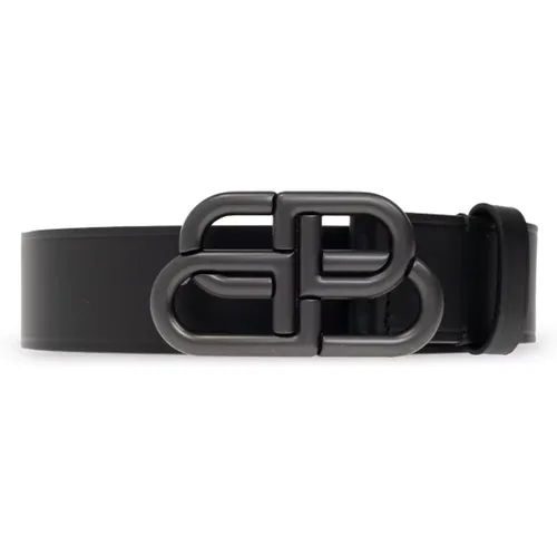 Belt with logo , unisex, Sizes: 85 CM - Balenciaga - Modalova