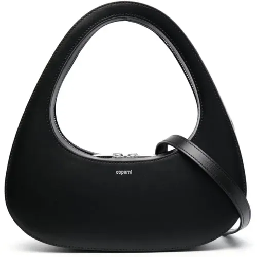 Schwarze Swipe-Tasche mit Logo , Damen, Größe: ONE Size - Coperni - Modalova