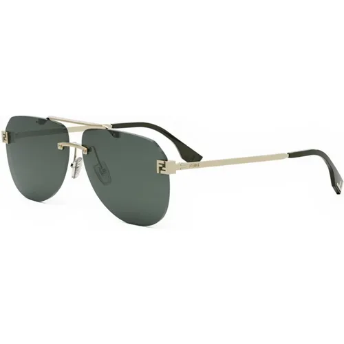 Modern Pilot Sunglasses , male, Sizes: 61 MM - Fendi - Modalova
