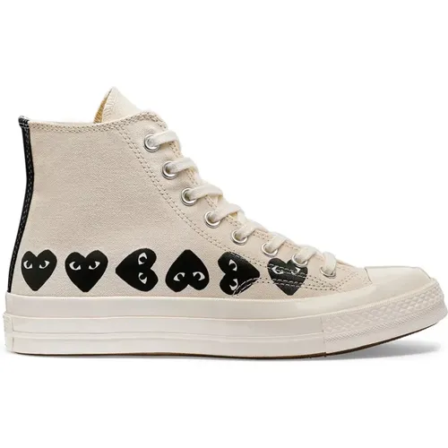 Converse High Chuck Taylor Sneakers Multi Heart , unisex, Größe: 45 EU - Comme des Garçons Play - Modalova