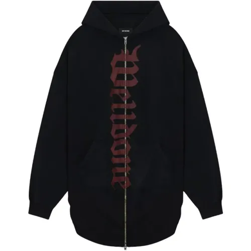 Gothic Logo Hoodie Sweater , male, Sizes: M, S - We11Done - Modalova
