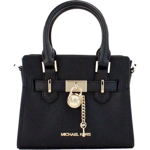 XS Schwarze Texturierte Leder Crossbody Tasche - Michael Kors - Modalova