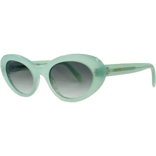 Butterfly Style Sunglasses in Aquamarine , female, Sizes: ONE SIZE - Celine - Modalova