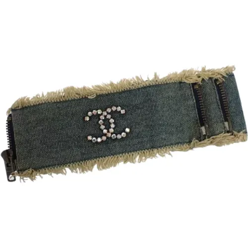 Pre-owned Denim bracelets , female, Sizes: ONE SIZE - Chanel Vintage - Modalova