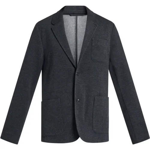 Knitted Grey Jacket with Button Fastening , male, Sizes: XL, L, 2XL - Michael Kors - Modalova