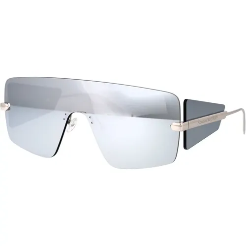 Stylische Sonnenbrille AM0460S,Stylische Sonnenbrille Am0460S 002 - alexander mcqueen - Modalova