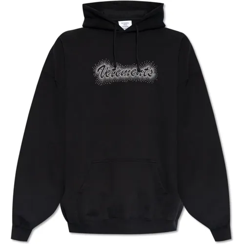 Hoodie mit Logo , Herren, Größe: XS - Vetements - Modalova