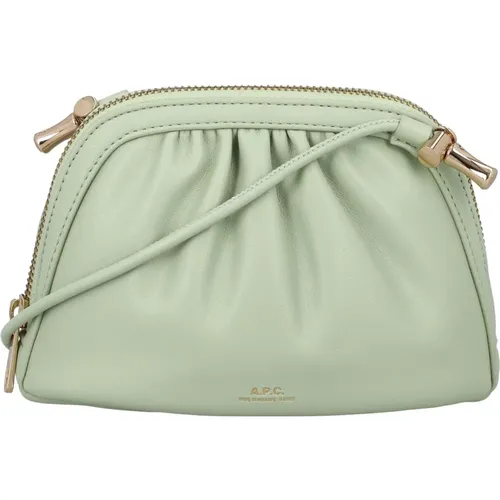 Almond Ninon Handbag , female, Sizes: ONE SIZE - A.p.c. - Modalova