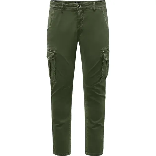 Trendy Slim Fit Cargo Pants , male, Sizes: W28, W36, W31, W30, W34, W29, W32, W33 - BomBoogie - Modalova