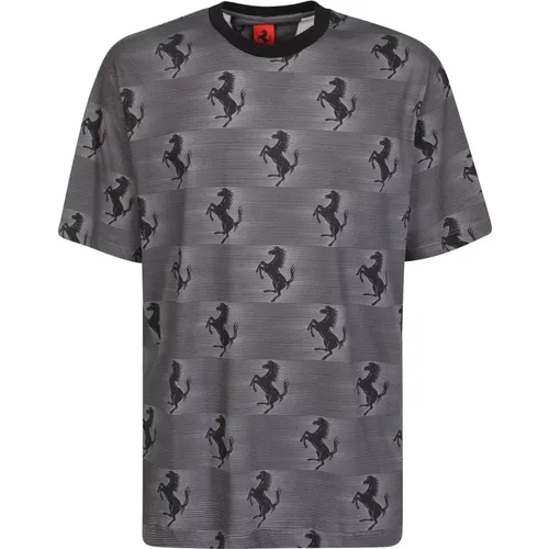 Innoatie All-Oer Print T-Shirt , male, Sizes: S - Ferrari - Modalova