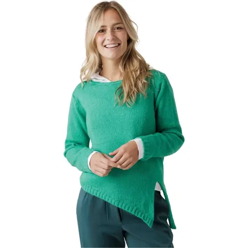 Round-Neck Strickwaren , Damen, Größe: M - La Fée Maraboutée - Modalova