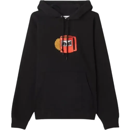 Hooded Fleece Sweatshirt , male, Sizes: XL, M, S, L - Obey - Modalova