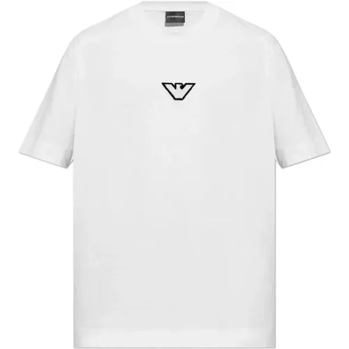 T-Shirt aus der Kollektion , Herren, Größe: 2XL - Emporio Armani - Modalova