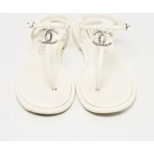 Pre-owned Leather sandals , female, Sizes: 5 UK - Chanel Vintage - Modalova