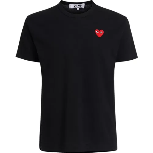 Crewneck T-shirt , male, Sizes: XL - Comme des Garçons Play - Modalova