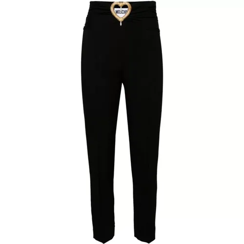 Trousers , female, Sizes: S, XS - Moschino - Modalova