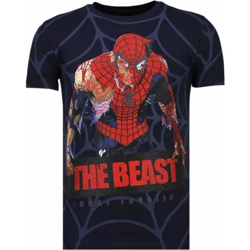 The Beast Spider Man - Herren T-Shirt - 13-6228N , Herren, Größe: M - Local Fanatic - Modalova