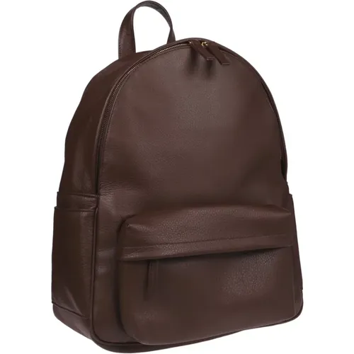 Sporty Leather Backpack , male, Sizes: ONE SIZE - Eleventy - Modalova