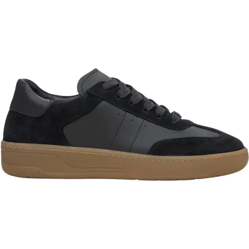 Women`s Low-Top Sneakers made of Italian Genuine Leather and Velour Er00115841 , female, Sizes: 7 UK, 6 UK, 5 UK, 4 UK, 3 UK - Estro - Modalova