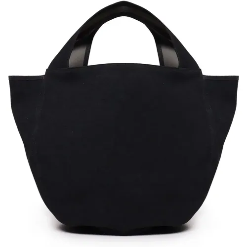 Canvas Maxi Tote Tasche Schwarz - JW Anderson - Modalova