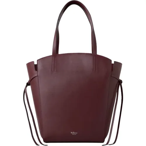 Clovelly Tote Black Cherry , female, Sizes: ONE SIZE - Mulberry - Modalova