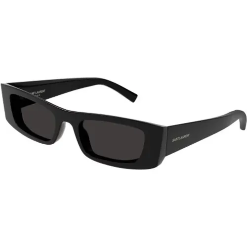 Schwarze Sonnenbrille SL 553 , unisex, Größe: 52 MM - Saint Laurent - Modalova