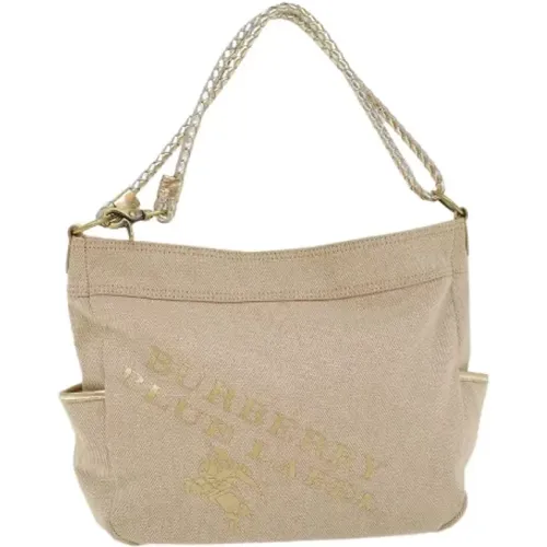 Pre-owned Canvas shoulder-bags , female, Sizes: ONE SIZE - Burberry Vintage - Modalova