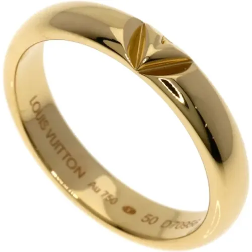 Pre-owned Gold rings , female, Sizes: ONE SIZE - Louis Vuitton Vintage - Modalova