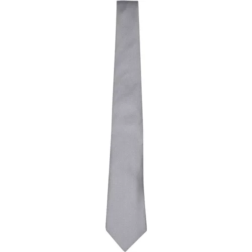 Silk Tie with Pointed Tip , male, Sizes: ONE SIZE - Canali - Modalova