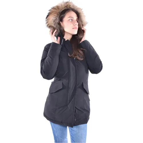 Luxury Arctic Raccoon Parka , female, Sizes: L, M, 2XL, XL, XS, S - Woolrich - Modalova