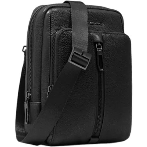 Mens Crossbody Bag with Rfid Protection , male, Sizes: ONE SIZE - Piquadro - Modalova