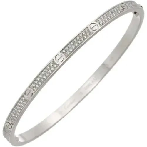 Pre-owned White Gold bracelets , female, Sizes: ONE SIZE - Cartier Vintage - Modalova