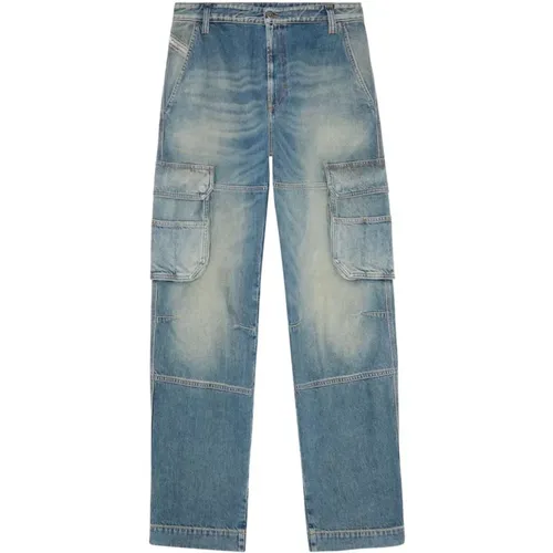 Clear Cargo Jeans , Herren, Größe: W30 - Diesel - Modalova