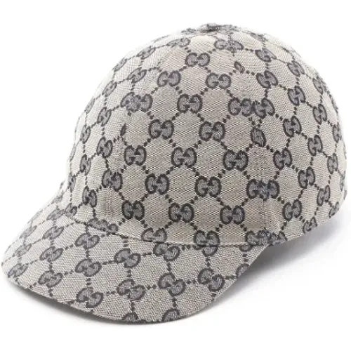 Pre-owned Canvas hats , female, Sizes: ONE SIZE - Gucci Vintage - Modalova