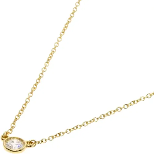 Pre-owned Gold necklaces , female, Sizes: ONE SIZE - Tiffany & Co. Pre-owned - Modalova