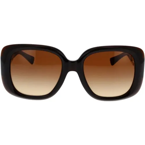 Bold Square Sunglasses with Metal Arms , unisex, Sizes: 54 MM - Versace - Modalova