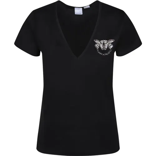 Women's Clothing T-Shirts & Polos Ss24 , female, Sizes: M, L - pinko - Modalova