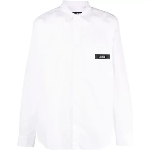 Basic Logo Shirt , male, Sizes: M, L, XL, S - Versace Jeans Couture - Modalova
