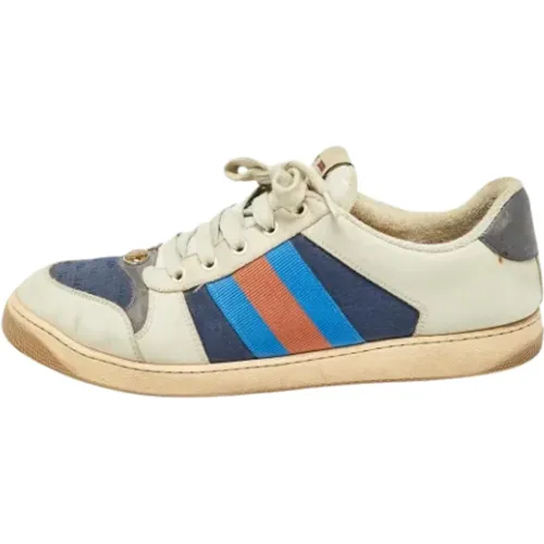 Pre-owned Canvas sneakers , male, Sizes: 9 UK - Gucci Vintage - Modalova