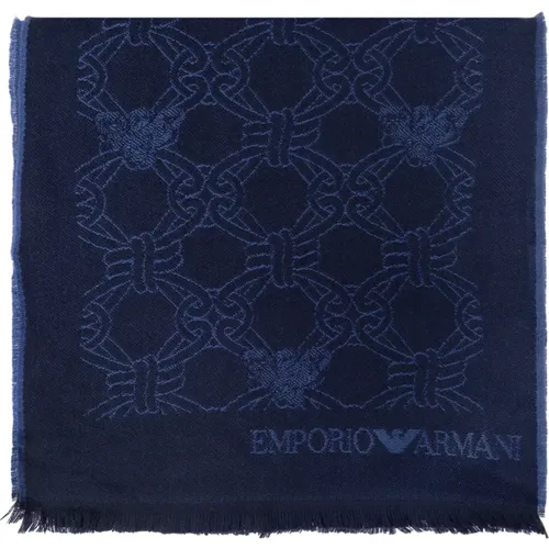 Wollschal mit Logo Emporio Armani - Emporio Armani - Modalova