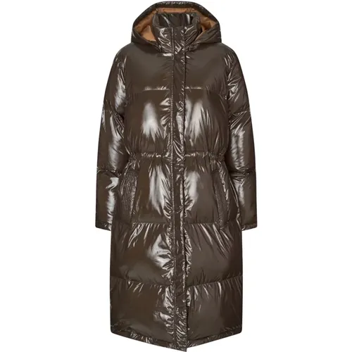 Quilted Parka Jacket with Hood , female, Sizes: L, S - Lollys Laundry - Modalova