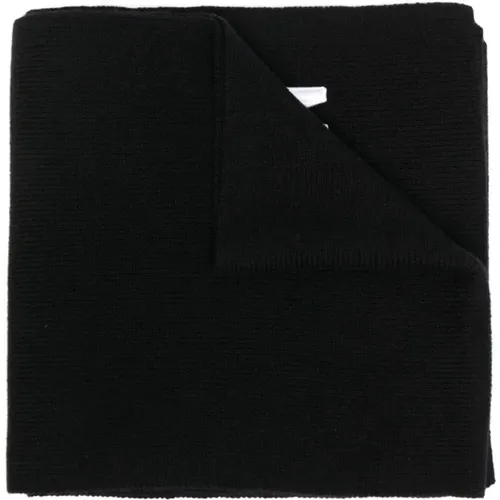 Schwarzer Bicolor Logo Schal , Herren, Größe: ONE Size - Dsquared2 - Modalova
