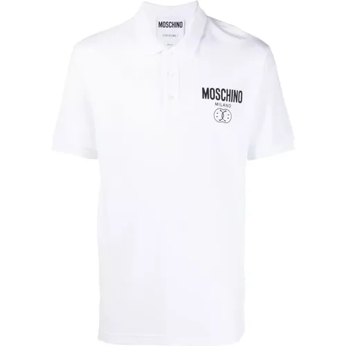 T-shirts and Polos , male, Sizes: M, 2XL, XL, L, S - Moschino - Modalova