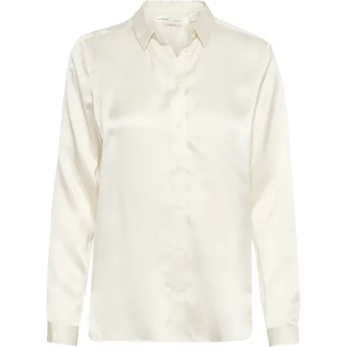 Elegante Seidenbluse Whisper White - InWear - Modalova