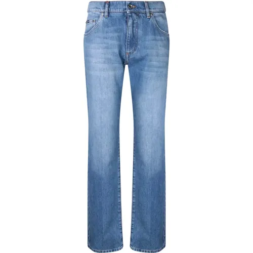 Blaue Jeans Upgrade Stilvolle Herrenbekleidung - Dolce & Gabbana - Modalova